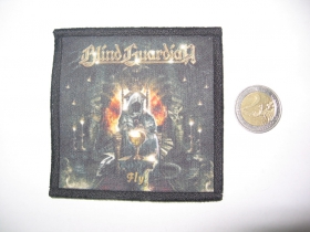 Blind Guardian ofsetová nášivka po krajoch obšívaná  cca. 9x9cm